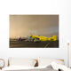 Three P-51 Mustangs Parked Wall Decal