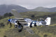 Blue P-51 Mustang Takes off Wall Decal