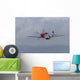 P-51 Mustang Flies Half Wall Decal