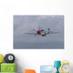 P-51 Mustang Flies Half Wall Decal