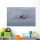 P-51 Mustang Flies Half Wall Decal