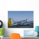 P-51 Mustang Parked Ramp Wall Decal