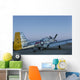 P-51 Mustang Parked Ramp Wall Decal