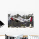 Red P-51 Mustang Takes off Wall Decal