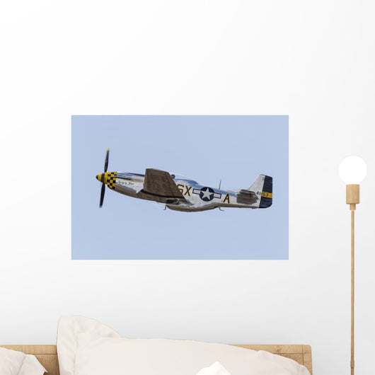 P-51 Mustang Takes off Wall Decal
