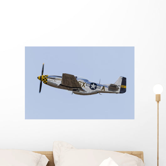 P-51 Mustang Takes off Wall Decal