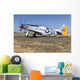 P-51 Mustang Taxiing Vacaville Wall Decal
