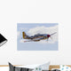 P-51 Mustang Flies Vacaville Wall Decal
