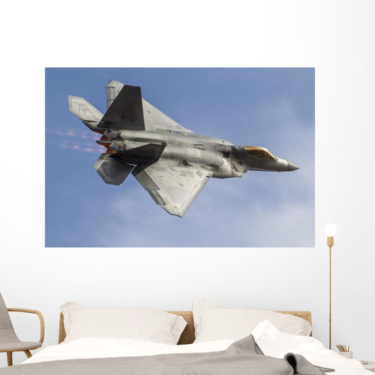 Us Air Force F-22 Top Right Wall Decal