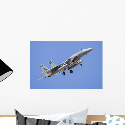 Us Air Force F-15c Up Right Wall Decal
