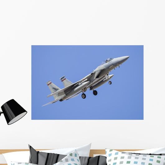 Us Air Force F-15c Up Right Wall Decal
