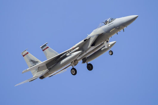 Us Air Force F-15c Up Right Wall Decal