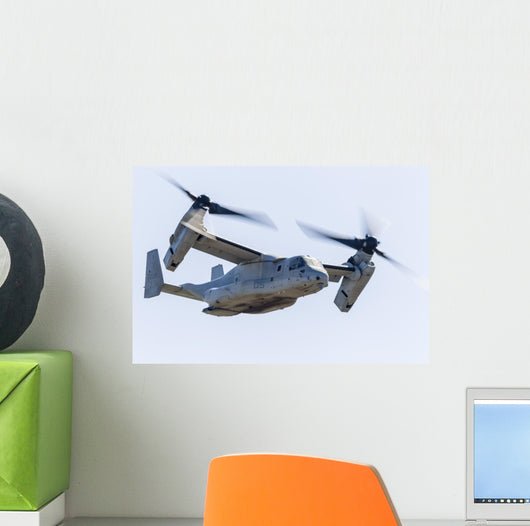 Us Marine Corps V-22 Right Profile Wall Decal