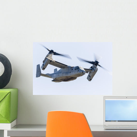 Us Marine Corps V-22 Right Profile Wall Decal