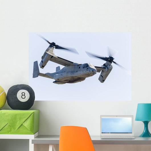 Us Marine Corps V-22 Right Profile Wall Decal