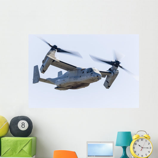 Us Marine Corps V-22 Right Profile Wall Decal