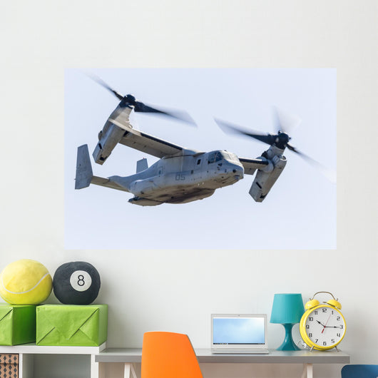 Us Marine Corps V-22 Right Profile Wall Decal