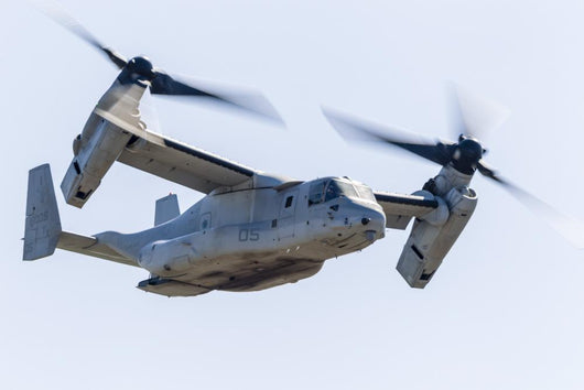 Us Marine Corps V-22 Right Profile Wall Decal