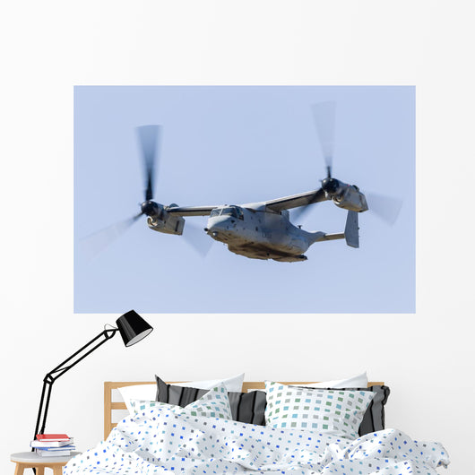 Us Marine Corps V-22 In-Flight Wall Decal