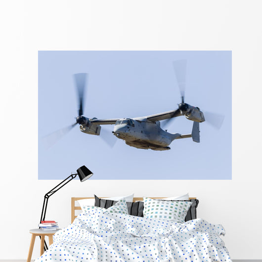 Us Marine Corps V-22 In-Flight Wall Decal