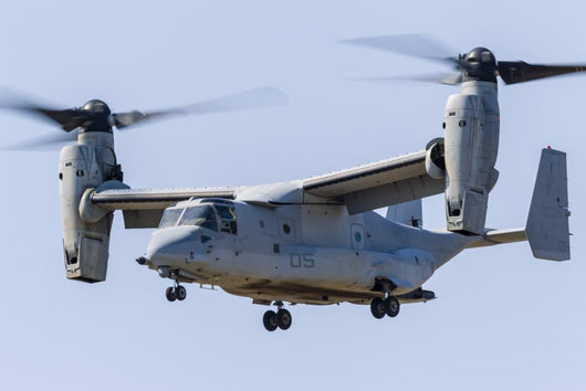 Us Marine Corps V-22 Left Profile Wall Decal