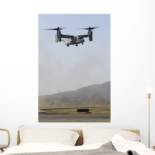 Us Marine Corps V-22 Vertical Wall Decal