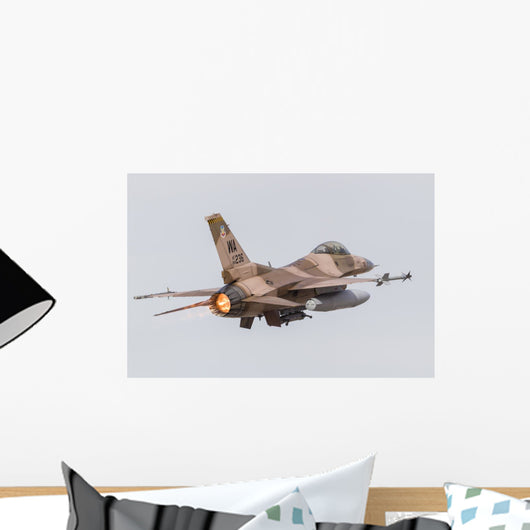 Aggressor F-16c Fighting Falcon In-Flight Wall Decal