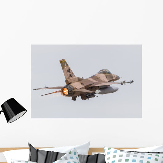 Aggressor F-16c Fighting Falcon In-Flight Wall Decal