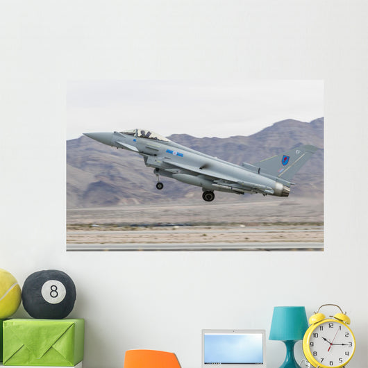 Royal Air Force Eurofighter Taking Off Wall Decal