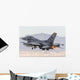 Us Air Force F-16c Left Back Wall Decal