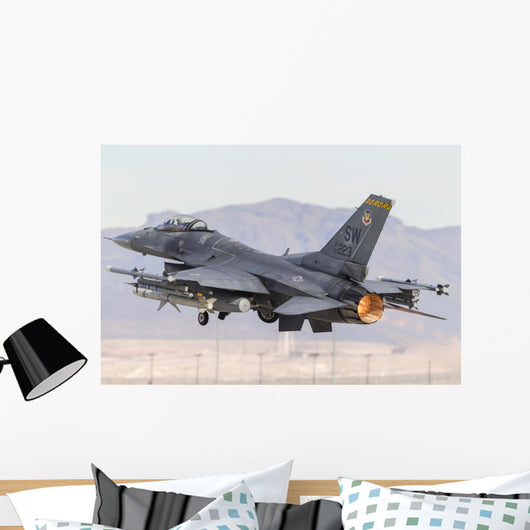 Us Air Force F-16c Left Back Wall Decal