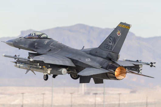 Us Air Force F-16c Left Back Wall Decal