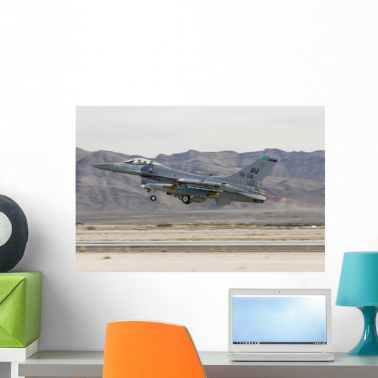 Us Air Force F-16c Left Wall Decal