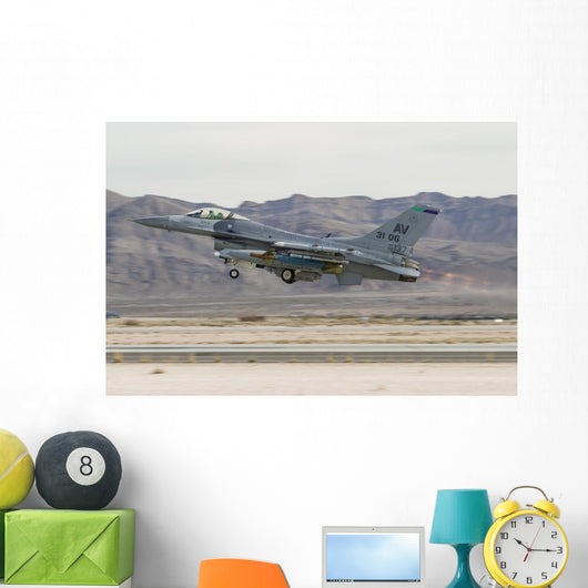 Us Air Force F-16c Left Wall Decal