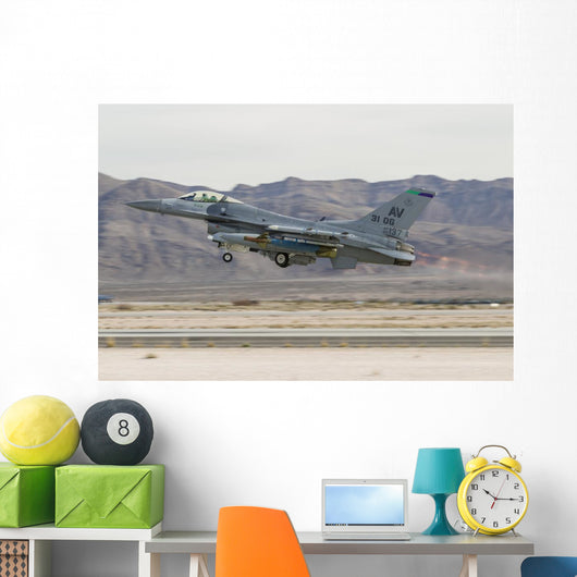 Us Air Force F-16c Left Wall Decal