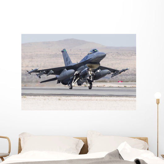 Us Air Force F-16cTaking Off Wall Decal