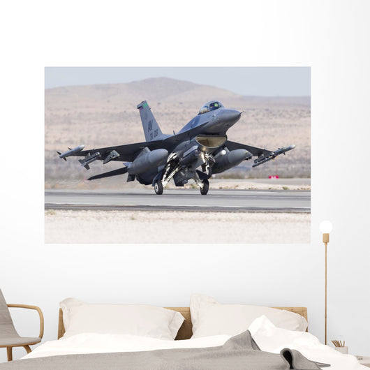 Us Air Force F-16cTaking Off Wall Decal