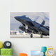 F-15e Strike Eagle Us Taking Off Wall Decal