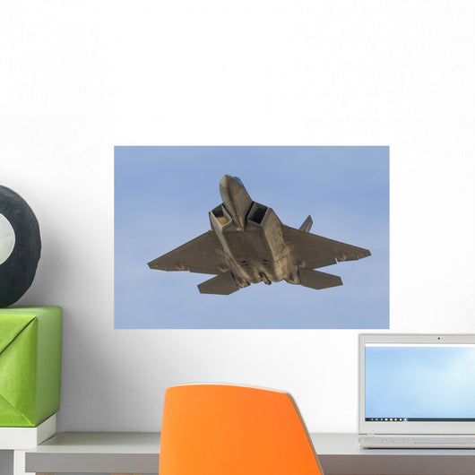 Us Air Force F-22 Underneath Wall Decal