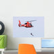 Rescue Swimmer Is Lowered Wall Decal
