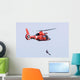 Rescue Swimmer Is Lowered Wall Decal
