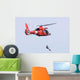 Rescue Swimmer Is Lowered Wall Decal