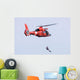 Rescue Swimmer Is Lowered Wall Decal