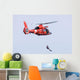 Rescue Swimmer Is Lowered Wall Decal