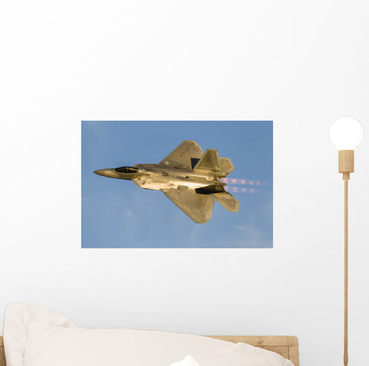 F-22a Raptor Us Air Gold Wall Decal