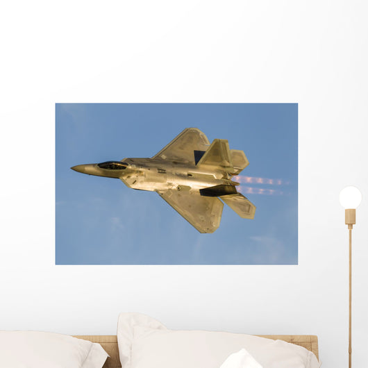 F-22a Raptor Us Air Gold Wall Decal