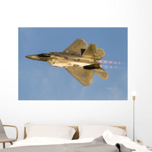 F-22a Raptor Us Air Gold Wall Decal