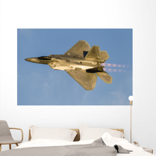 F-22a Raptor Us Air Gold Wall Decal