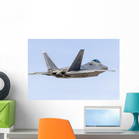 Us Air Force F-22a Back Wall Decal