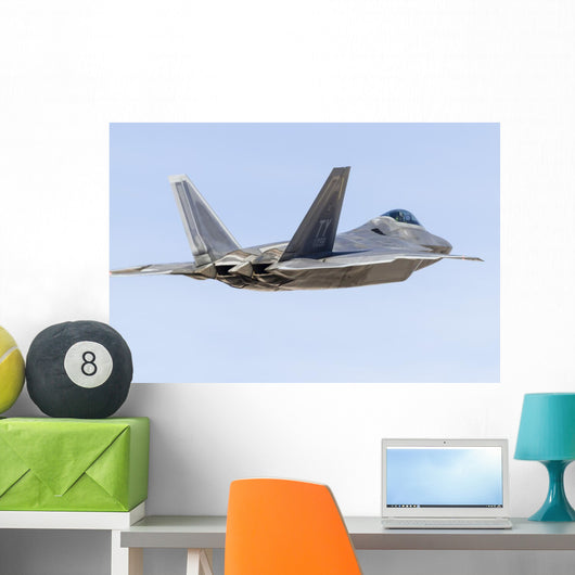Us Air Force F-22a Back Wall Decal